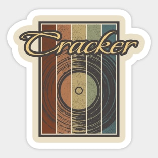 Cracker Vynil Silhouette Sticker